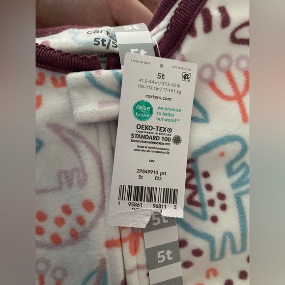 Carters toddler girls pajamas NWT - Picture 4 of 4